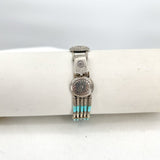Turquoise Shield Watch Sterling Silver Signature Carolyn Pollack