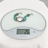 Southwest Style Sterling Silver Turquoise Heart Watch Jewelry