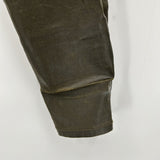 women Current Elliot Current /Elliott The Ankle Skinny Army Green Coated Jeans Women's Size 25/0 Green Pants 25/0