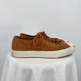 unisex Converse x Jack Purcell Leather Low Sneakers Chestnut Brown Cream Shoes M9/W10.5