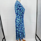 Lilly Pulitzer NWT Rozaline Wrap Dress Royal Purple Lil Kitty Dress M