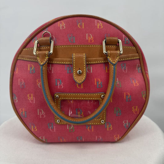 women Dooney & Bourke Y2K Canteen Mini Top Handle Bag Pink Multi Purse 8"x8"x4"