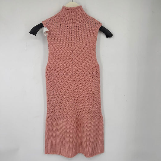 women Alice + Olivia Abbot Sweater Vest Pink Sweater XS