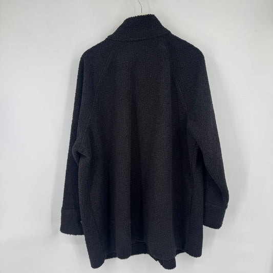 women Lane Bryant Boucle Black Coat 22/24/3X