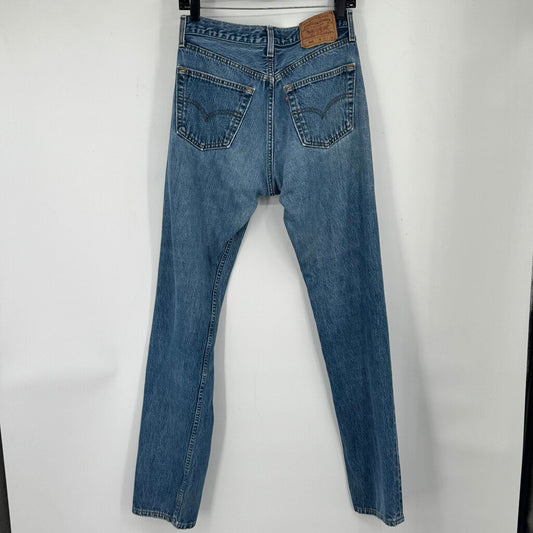 women Levi's 1996 USA Made 501's for Women Medium Wash Blue Jeans 31x34