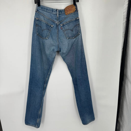 women Levi's 1995 USA Made 501's for Women Medium Wash Blue Jeans 31x34