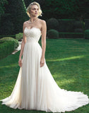 women Casablanca Style 2205 Babydoll Wedding Dress Ivory Dress 10