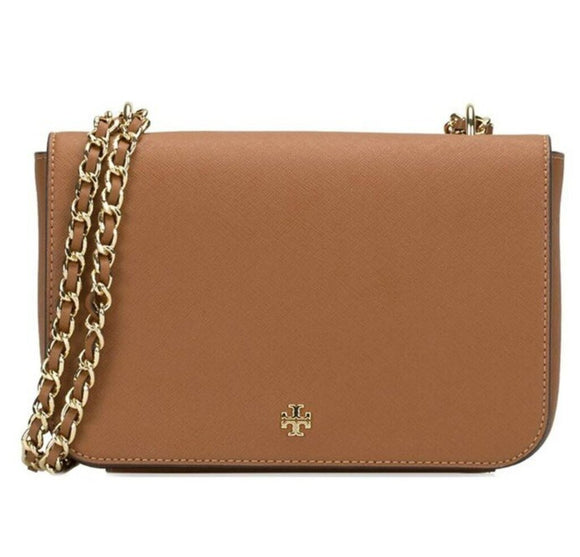 Tory Burch NWOT Emerson Saffiano Leather Medium Adjustable Shoulder Bag Purse