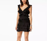 women Bardot Babylon Ruffles & Lace Dress Black Dress 6