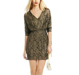 women Trina Turk Gold on the Rocks Black Gold Dress 12