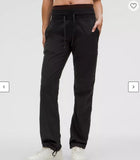 women Lululemon Dance Studio Mid-Rise Pant Black Pants 10