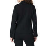 women Spanx Ponte Single Button MSRP $248 Blazer Black Jacket L