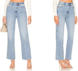 women Pistola Cassie Super High Rise Straight Leg MSRP $188 Blue Jeans 26/2