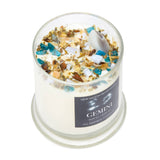 Gemini Candle - Zodiac Candles - Crystals & Herbs Candles: 7.5oz Square Glass