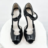 women Jason Wu Platform Leather Heels Est MSRP $885 Black Shoes 36/6