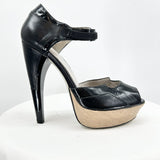 women Jason Wu Platform Leather Heels Est MSRP $885 Black Shoes 36/6