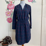 women Prana NWT Loop to Pines Plaid Dress Prana Berry Dress L