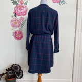 women Prana NWT Loop to Pines Plaid Dress Prana Berry Dress L