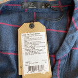 women Prana NWT Loop to Pines Plaid Dress Prana Berry Dress L