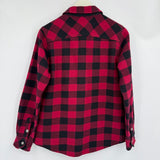 women Orvis Buffalo Plaid Shacket Red and Black Jacket M