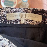 women Halston Halston Heritage Abstract Pixel Print Skirt sz 4 Gray Black Navy Skirt 4