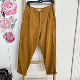 women RVCA Rvca Scout Striped Trouser Orange Cathay Spice 28/6 Orange Pants 28/6