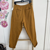 women RVCA Rvca Scout Striped Trouser Orange Cathay Spice 28/6 Orange Pants 28/6