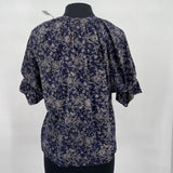 women WVN Print Navy Blue Top M