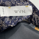 women WVN Print Navy Blue Top M