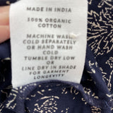 women WVN Print Navy Blue Top M