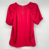 women DKNY NWT Satin Red Top M