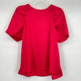 women DKNY NWT Satin Red Woven Top M