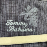 men Tommy Bahama Hawaiian Shirt Blue Top XXL