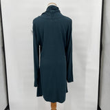 women Linnea Linnea Teal Cowl Neck Tunic Dress Size Small Dress