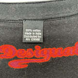 women Desigual Desigual Long Sleeve Embroidered Print Knit Dress Black Small Black/Multi Dress S