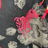 women Desigual Desigual Long Sleeve Embroidered Print Knit Dress Black Small Black/Multi Dress S