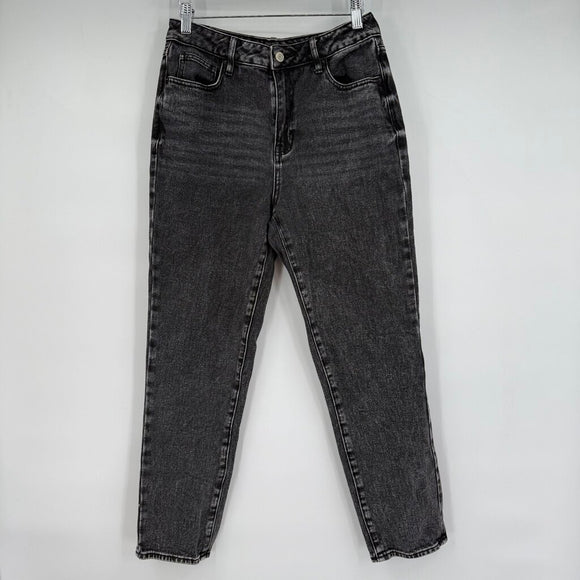 women Pacsun Distressed Mom Jean Gray Jeans 27/4