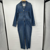 women Lee Free People x Lee Union Coverall Iconic Blue Women's Size Large Blue Dress XS