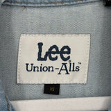 women Lee Free People x Lee Union Coverall Barely Blue Women's Size XS Blue Dress XS