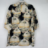 men Jamaica Jaxx SILK Hawaiian Shirt Top XL