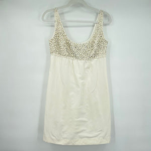 women Beth Bowley Beaded Cotton/Silk White Dress 4