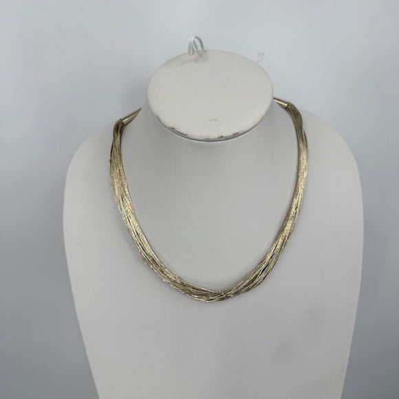 Liquid Sterling Silver 50 Strand Necklace 20