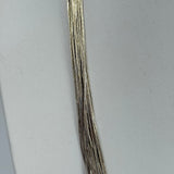 Liquid Sterling Silver 30 Strand Necklace 29" 46g Jewelry