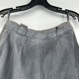 Vintage Forenza Gray Suede Leather Shorts Women's Size 8