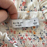 women Ali & Jay Ali & Jay Dress Up Buttercup Eastside Luv Floral Sun Dress Women’s Size Small White Dress S