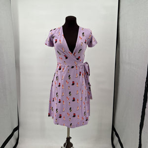 women Mata Traders NWT Two Step Lavender Dress XS