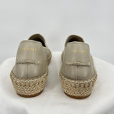Women's Cole Haan Cloudfeel Knit Metallic Tan Espadrilles Size 7.5