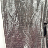 women Spanx Spanx Faux Leather Brown/Black Snakeskin Leggings Women's Size 1X Brown Black Pants 1X