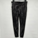 women Spanx Spanx Faux Leather Brown/Black Snakeskin Leggings Women's Size 1X Brown Black Pants 1X