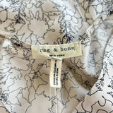 women Rag & Bone Rag & Bone Salem Crystal Rose Silk Twill Shift Dress Women's Size Small Dress